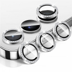 Samsung Galaxy A16 4G 5G jaoks Teemant Kaamera Objektiivi Kaitseklaas L&auml;ikiv Karastatud Klaasist Tagumine Objektiivi Kate Alumiinium Metallist R&otilde;ngas Galaxy A06 A16 4G 5G - 3PCS