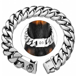 32 MM Lai Tugev Metallist Koera Kettkaelarihmad Roostevabast Terasest Koera Choker Pitbull Kuldne Koera Kaelakee Suurtele Koertele 20inch(50cm)