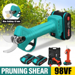 1000W 98VF juhtmeta oksal&otilde;ikur P&uuml;gamisk&auml;&auml;r Viljapuu Bonsai P&uuml;gamine Elektriline Puuokste L&otilde;ikur Haljastus 2*Batteries