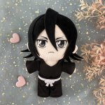 Kuchiki Byakuya Kurosaki Ichigo Cosplay pl&uuml;&uuml;sis nukum&auml;nguasi 20cm armas pehme t&auml;idisega padi lastele kingitus