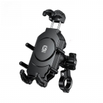 UUS mootorratta telefonihoidik Vibratsioonivastane GPS-navigatsioonihoidik Juhtraua peegli kahvli varre kinnitus 5,4-7,2 nutitelefonile Handlebar must