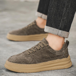 Esimene kiht sea nahk retro Air Force One meeste vabaaja s&uuml;gis-talvised madalad tossud platvormiga nisuv&auml;rvi meeste kingad trendikad kingad 38 gray