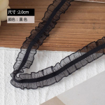 2.0Cm Kahepoolne Rebitud Kala Seene V&auml;rv Ise Tee M&auml;ngunukk Naiste R&otilde;ivad Dekoratiivne Kummipael 2.0CM-1 #White