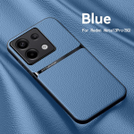Redmi Note 13 Pro 4G &uuml;mbrise magnethoidiku jaoks P&otilde;rutuskindel telefoni&uuml;mbris Xiaomi Redmi Note13 Pro Note 13Pro 4G nahast tagakaas Redmi Note 13 Pro 4G sinine