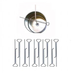 5/10 tk 4,3-tollised k&uuml;&uuml;nlatahahoidjad, klambritaha kinnitus, roostevabast terasest hoidikud k&uuml;&uuml;nalde valmistamiseks metallist tahi tsentreerimisseadme t&ouml;&ouml;riistad One Size