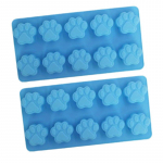 2tk komplekt silikoonist kutsika k&auml;paluu vormid premium mittenakkuva toiduohuga kommide DIT vormi k&uuml;&uuml;nlaseebi valmistamiseks k&uuml;psetamiseks &scaron;okolaadivorm