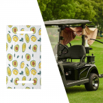 Golf Cart Seat Cover Blanket Towel Easy to Install, Comfortable Lightweight for Travel Sports Style A