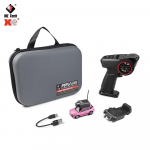 Mini 6401 RC kaameraga auto puldiga 1/64 720P FPV kaameraga s&otilde;iduk g&uuml;roskoobiga RC v&otilde;idus&otilde;iduauto m&auml;nguasi lastele roosa