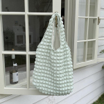 Suvine Puff Cloud Sweet &otilde;lakott Fashion Girls Suure mahutavusega kandekott 35x8x31cm valge