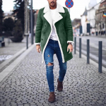Meeste talvine soe kaelus pehme tuulekindla pehme mantli jaoks M