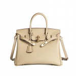 Vahatatud niit Togo pealmine kiht lehmanahk k&auml;sitsi valmistatud plaatina kott+lit&scaron;i mustriga nahast naiste kott pandlaga k&otilde;rgekvaliteediline k&auml;ekott 30x17x23cm hall