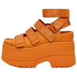 UGG Goldenrise Kangas Moodsad Mugavad Lihtsad T&ouml;&ouml;le Sobivad Mitmek&uuml;lgsed Rooma Sandaalid Naiste sandaalid Oranž 1167431-DCT 37