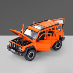 1:24 Tank 300 Sulamist Auto Mudel K&otilde;rge Simulatsioon Valatud Metallist M&auml;nguasi Maastikus&otilde;idukid Heli ja Valgusega Mudelite Kollektsioon Laste Kingitus oranž
