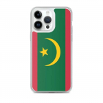 Coque iPhone &ndash; Drapeau Mauritanie &ndash; iPhone 14 Pro Max &ndash; Supp &ndash; Mitmev&auml;rviline &ndash; Vertikaalne