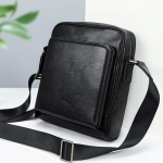 Ehtsast nahast suure mahutavusega crossbody-kott meestele, vabaaja, &auml;ri, pendelr&auml;ndeks, &uuml;he &otilde;larihmaga kott, trendikas v&auml;ike crossbody-kott One Size must