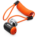 Daytona 94883 Kettalukk mootorratastele 0,5 tolli (13 mm) V&otilde;ll v&otilde;tmeaugu katiku spiraalkaabliga oranž