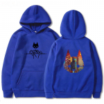 Hulkuv M&auml;ngukass Anime Kapuutsiga Pusa Kuum M&auml;ngu Prindiga Riided Meeste Talvine Fliisist Pullover &Uuml;laosad &Uuml;lem&otilde;&otilde;dulised Dressipluusid S
