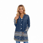 Naiste pikkade varrukatega kampsun, vabaajajakk taskutega, topp XXL