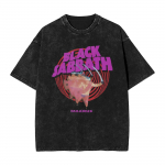 Black Sabbath Paranoid Meeste T-s&auml;rgid Pesitud Naljakas T-s&auml;rk L&uuml;hikeste Varrukatega &Uuml;mmarguse Kaelusega Puuvillane Kingitusriided M