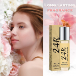 24k Golden Mysterious Ball parf&uuml;&uuml;mi&otilde;li, lihtne kaasas kanda v&auml;ikeses pakendis, p&uuml;siv aroom 10 ml One Size kollane