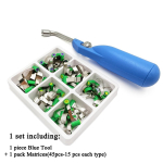 Hambaplastikud Hambaplastikud Super Mat /Super Cap Matrix System Adapt Super Cap Plastikud Universaalne Plastikupinguti S&uuml;steem 1 set blue tool gray