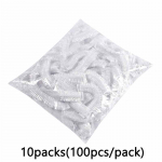 10 pakki(100tk/pakk) Korduvkasutatavad vastupidavad toiduainete s&auml;ilituskatted kausside jaoks Elastsed taldrikukaane katted Vaakumkotid k&ouml;&ouml;gitoidu jaoks V&auml;rske tihend 10packs(100pcs/pack)