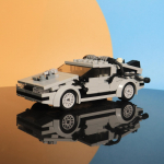 Buildmoc Tehniline Auto Deloreaning Tagasi Tulevikku Ajamasin MOC-23436 Speed Champion Mini Mudel Ehitusklotsid M&auml;nguasjad Kingitus