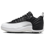 Air Jordan 12 Low Golf Playoffs Unisex Tossud Must Varsity-Punane Metallik-H&otilde;be DH4120-010 38