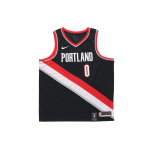 Nike NBA Damian Lillard Icon Edition Swingman S&auml;rk - Portland Trail Blazers Meeste S&auml;rk Must 864505-010 S