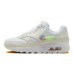 Nike Air Max 1 SE GS V&auml;rvilise paelaga Swoosh Laste tossud Kreemjasvalge Summit-White FN4782-100 36