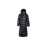 Nike Naiste Nswtf City 650 Fp Parka Logotr&uuml;kiga Spordikasulik Pikk Soe Puhverjakk Naiste &Uuml;ler&otilde;ivad Must DV0571-010 M