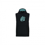 Under Armour Curry Fliis Logotr&uuml;kiga Hingav Pullover Korvpallivest Meeste vestid Must 1374301-002 M