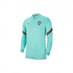 Nike Dry Strike Drill Portugal Euro Cup Jalgpalli Treening Geomeetrilise Prindiga Pikkade Varrukatega T-s&auml;rk Meeste Topid Roheline CD2195-305 S