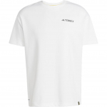 Adidas Terrex X National Geographic Koost&ouml;&ouml; L&otilde;tv l&otilde;ige &Uuml;mar kael Niiskust juhtiv Kiiresti kuivav L&uuml;hikeste varrukatega T-s&auml;rk Unisex T-s&auml;rgid Valge JD5956 L