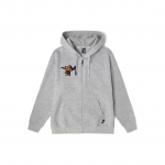 Mizuno Anime prindiga kapuutsiga lukuga pikkade varrukatega jakk Unisex jakid Keskmine-hall D2CC23H3-18 L