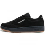 Reebok Club C 85 Retro Vabaaja Trendikad Paksude Taldadega Kulumiskindlad K&otilde;rgust Lisavad Madalad Tossud Unisex tossud Must 24FRC901U0GH0 43