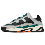 Adidas Originals Niteball Kangas Nahk Vabaaja Spordi Vastupidavad Madalad Vabaaja Jalatsid Unisex tossud Hall Roheline ID4086 42⅔ gray