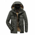 Moodne meeste talvejope, paksendatud meeste, vabaaja v&auml;limine, tuulekindel park, suur suurus 6XL 7XL 8XL, sametine soe mantel 8XL