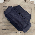 1 tk Outdoor Tactical &otilde;lapadi, hingav taktikaline sling, pehmendav libisemisvastane &otilde;lakate must