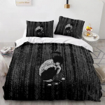 Death Note voodipesukomplekt &Uuml;he-, Twin-, T&auml;is-, Queen-, King-suuruses Voodikomplekt T&auml;iskasvanutele ja Lastele Magamistuba Tekikoti Komplektid 3D Prindiga Anime Death Note 70x133cm 2pcs