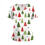 Naiste moodsad V-kaelusega l&uuml;hikeste varrukatega kombinesoonid taskutega, tr&uuml;kitud topid riided XXXL