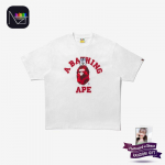 STRAY KIDS &times; BAPE &ndash; Wolf Chan COLLEGE T-s&auml;rk (Bang Chani versioon) S