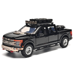 1/24 Legeeritud Ford 150 Pikapi Mudel Metallist Valatud Kere Tarvikud Eemaldatavad Sobib Laste M&auml;nguautoks Poisi S&uuml;nnip&auml;evakingitus must