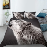 Hundi teemaline voodipesukomplekt loomamustrilise udusulgede ja padjap&uuml;&uuml;riga 2/3 mikrokiudkangast pestav ja kiiresti kuivav kodukaunistus Baby 100x135cm