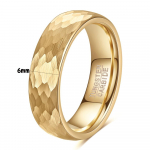 4 6 8MM volframterasest vintage kalasoomusest haamritud s&otilde;rmus lihtne minimalistlik unisex pulmas&otilde;rmus No. 6