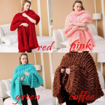 Turske k&auml;sitsi kootud kootud tekk Meriinovillane villane tekk Extremi kudumine paksu tekk 50*50