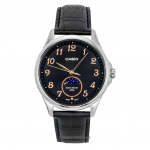 Casio Standard Analoog Kuufaasi Nahkrihm Must T&auml;hikvarts MTP-M110L-1AV Meeste K&auml;ekell must