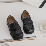 ins Laste Loafers [Academy Loaf] S&uuml;gisene Uus Poiste ja T&uuml;drukute Retro Takjakinnitusega Madalad Nahast Kingad 21
