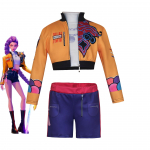 2025 Uus Film K-Pop Mira Rumi Zoey Hunters Cosplay Kost&uuml;&uuml;m Halloween Karneval Deemoni Lava 3D Prinditud Mustriga Rollim&auml;ngur&otilde;ivad Kids Height 130cm