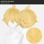 Anime Kagamine Rin Len Cosplay Kost&uuml;&uuml;mid Halloweeni Kost&uuml;&uuml;m Kcagamine Vend &Otilde;de Lolita &Uuml;htne Rollir&otilde;ivad Peo &Uuml;htne One Size sinine